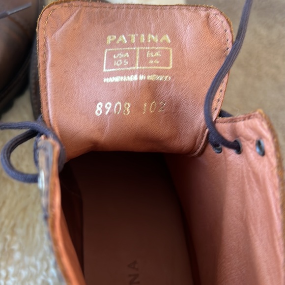 Never been worn, Patina chocolate brown boots. Size 10.5